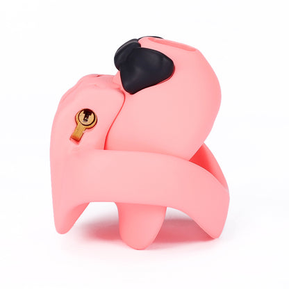 HTV4 Butterfly Knot 3D Chastity Cage