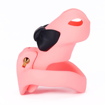 HTV4 Butterfly Knot 3D Chastity Cage