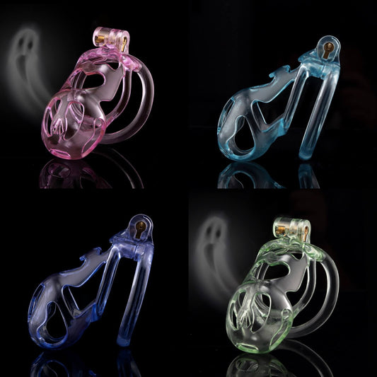 Ice Ghost Lightweight 3D Printed Chastity Cage's Ring