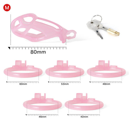 Design Ice Vision Pink Mamba Chastity Cage