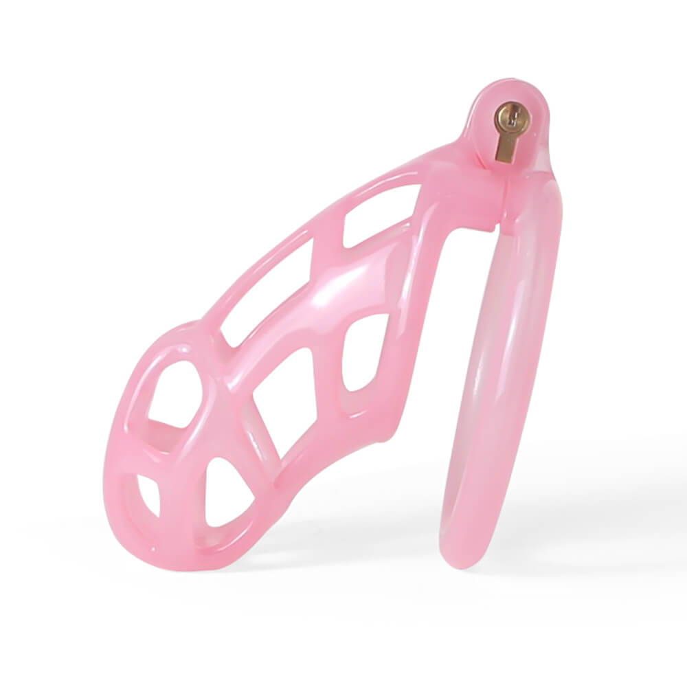 Design Ice Vision Pink Mamba Chastity Cage