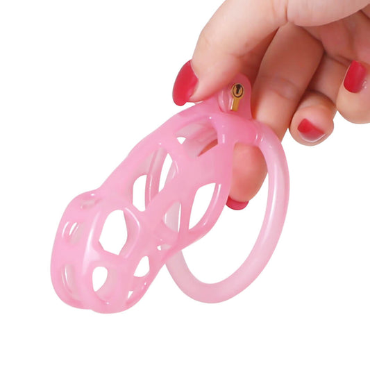 Design Ice Vision Pink Mamba Chastity Cage in the main gallery view