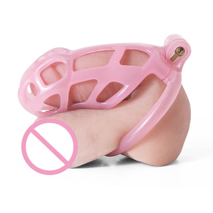 Design Ice Vision Pink Mamba Chastity Cage
