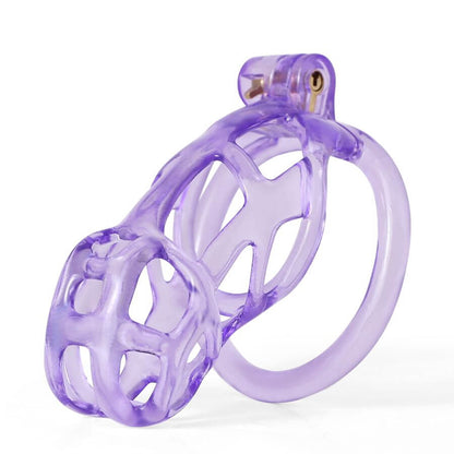 Desigh Ice Vision Purple Mamba Chastity Cage