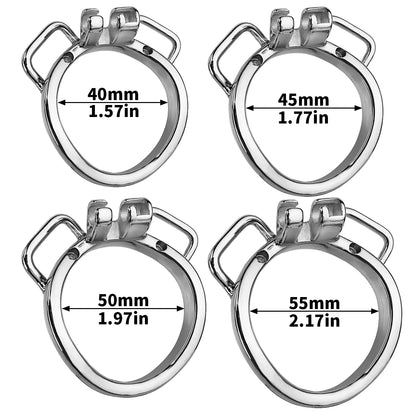 Runder Ring Gebogener Ring mit Ohren