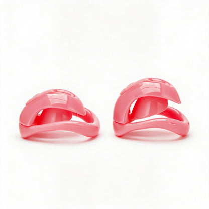 Inverted Colorful Pudding Chastity Cage