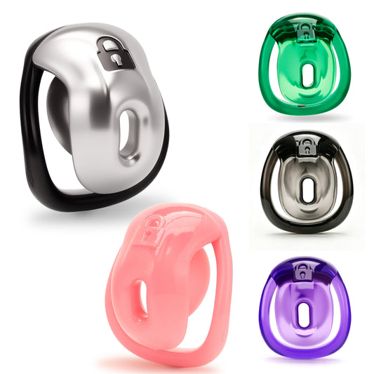 Inverted Colorful Pudding Chastity Cage