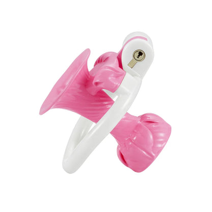 Inverted Morning Glory Chastity Cage