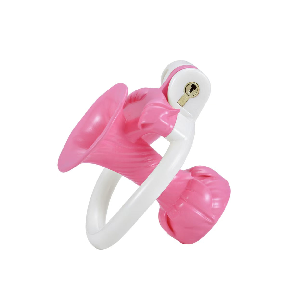 Inverted Morning Glory Chastity Cage