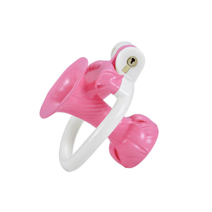Inverted Morning Glory Chastity Cage
