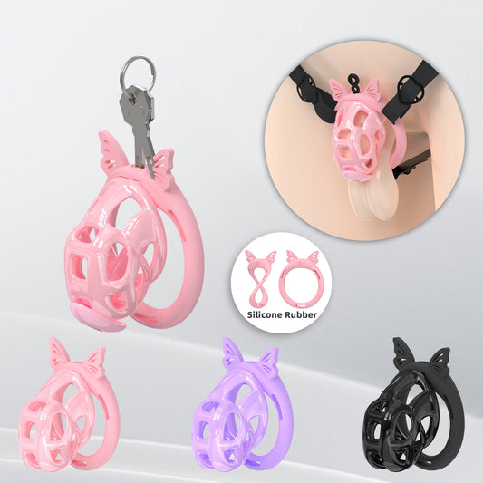 Invisible Cobra Chastity Cage With Silicone Ring 21