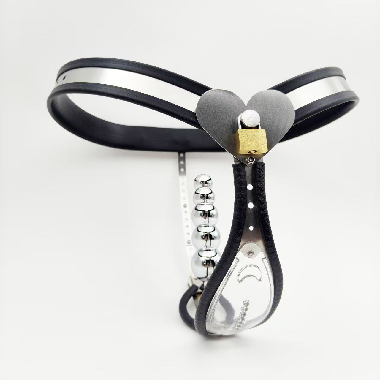 Keeper of Desire - Female Chastity Belt With Transparent Panel - 2