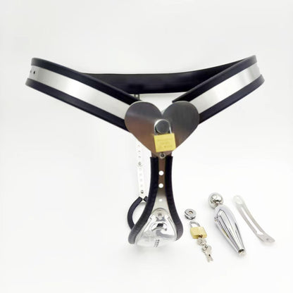 Keeper of Desire - Female Chastity Belt With Transparent Panel - 4