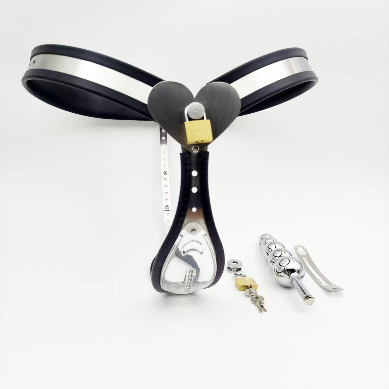 Keeper of Desire - Female Chastity Belt With Transparent Panel - 5