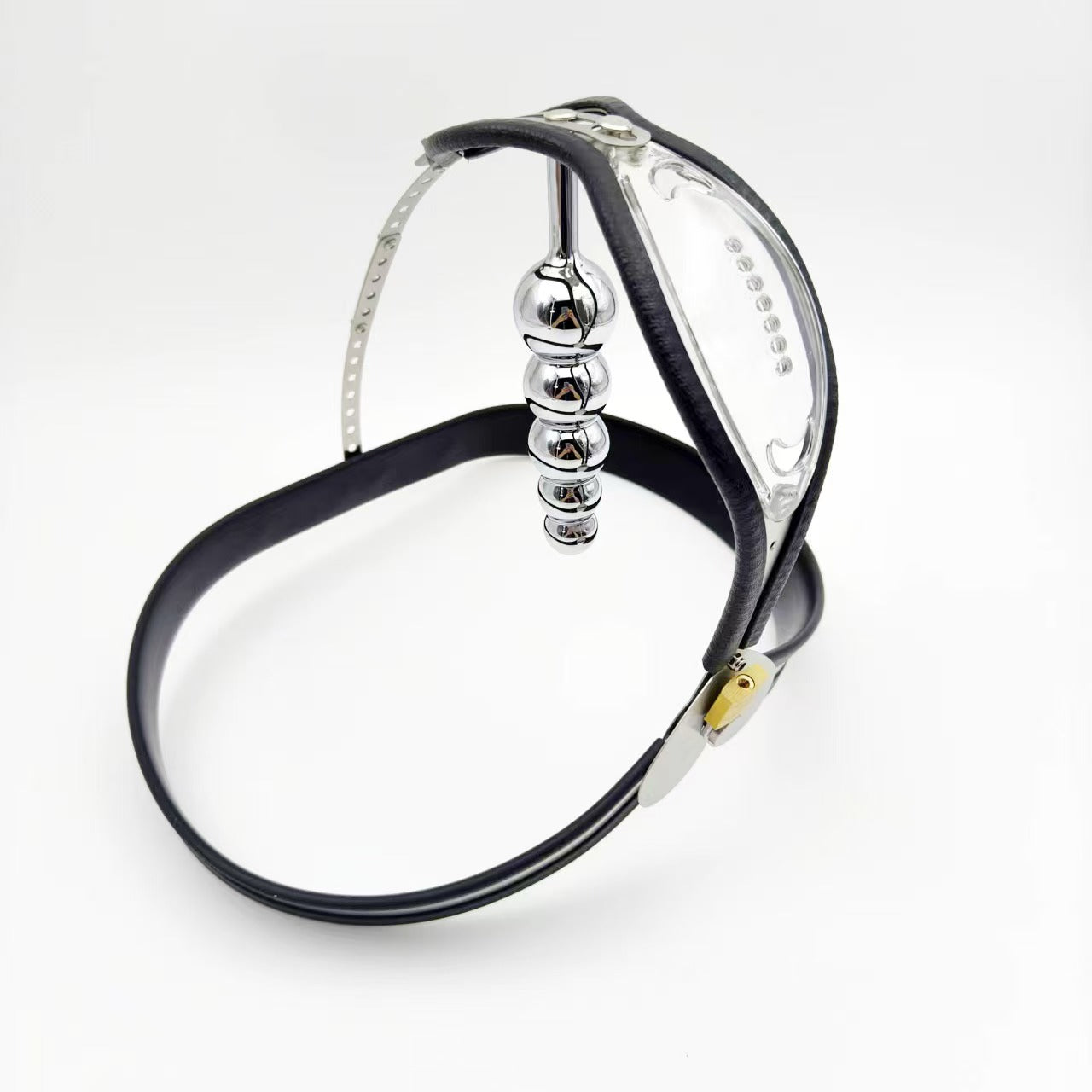 Keeper of Desire - Female Chastity Belt With Transparent Panel - 7