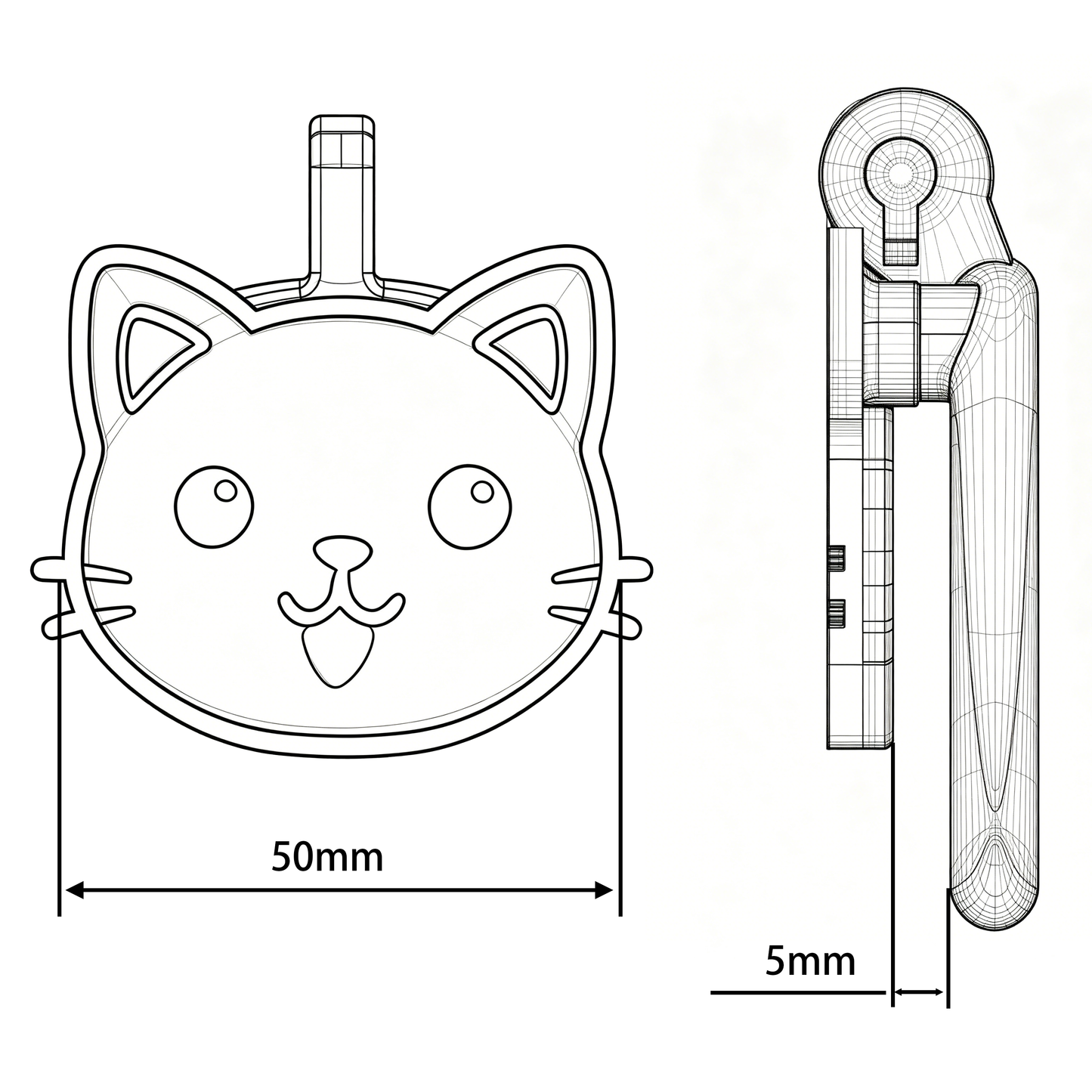 Kitten Flat Chastity Cage