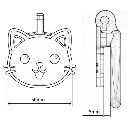 Kitten Flat Chastity Cage