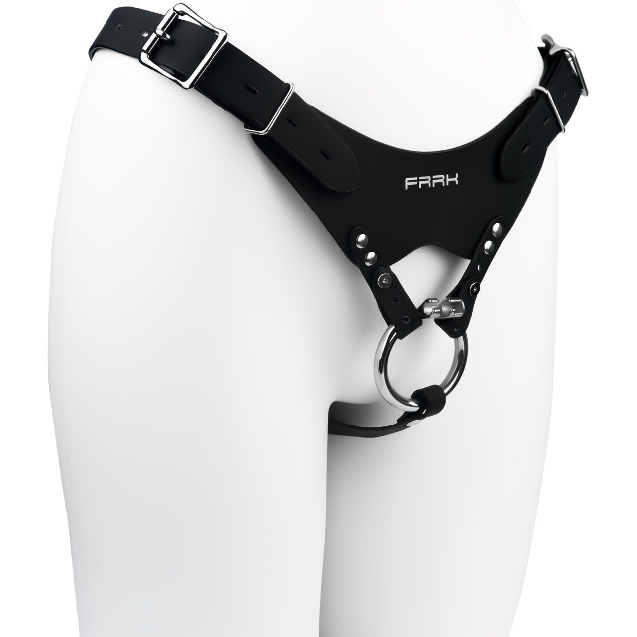Leather Chastity Auxiliary Strap - 5