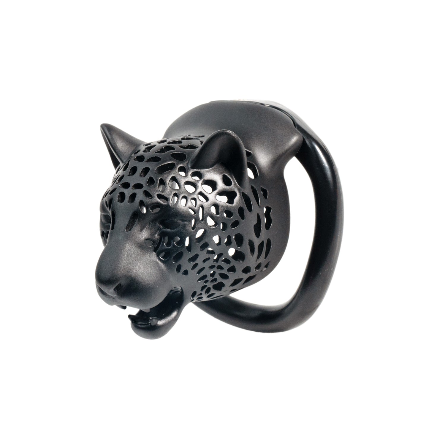 Leopard Head Chastity Cage