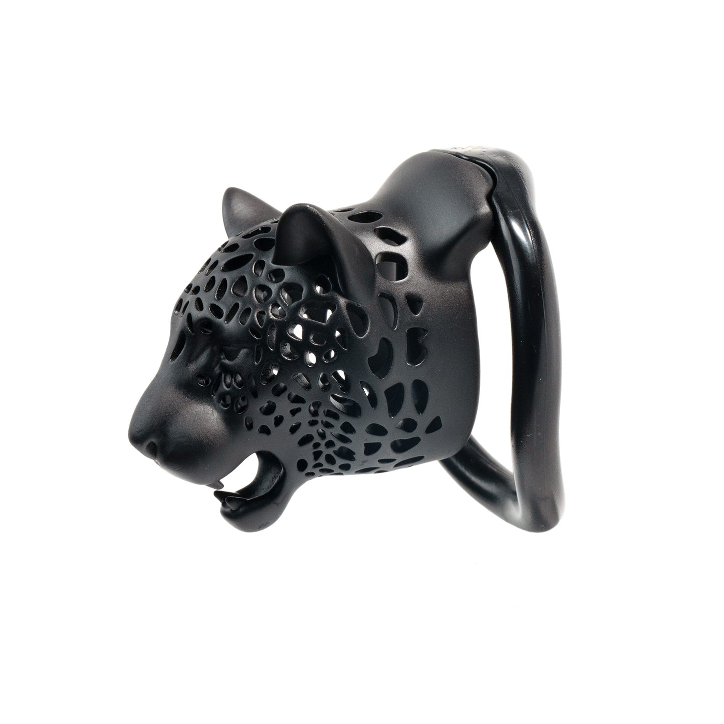 Leopard Head Chastity Cage