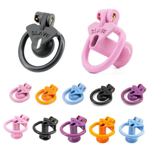 Light Cute Negative SLAVE Chastity Cage