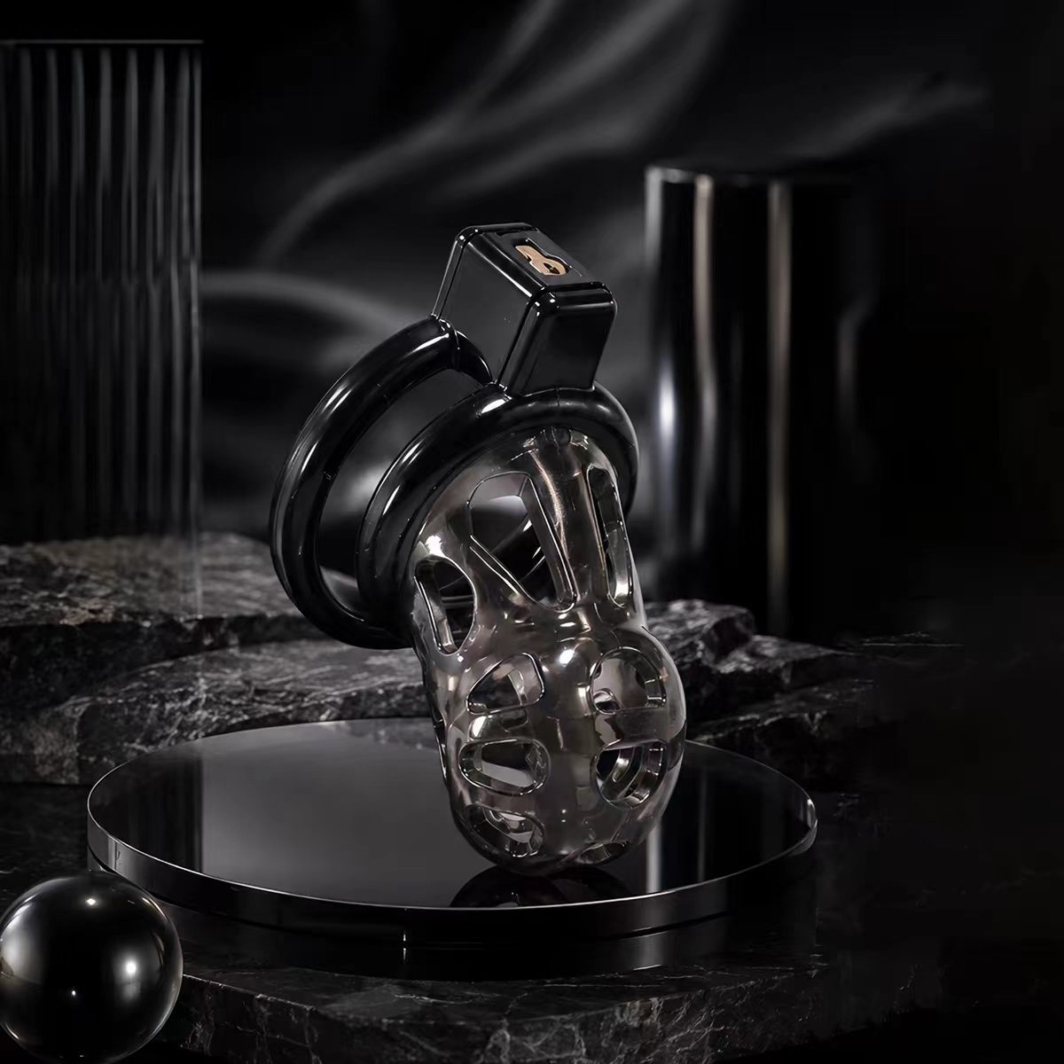 Lightly Bound Soft Silicone Chastity Cage