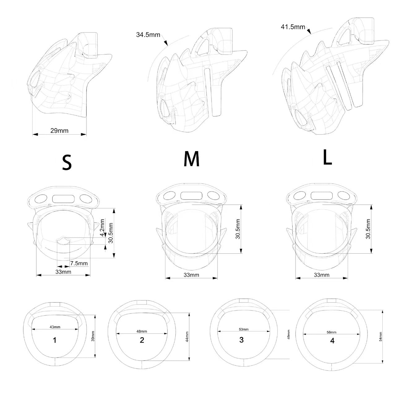 Little Devil Resin Chastity Cage
