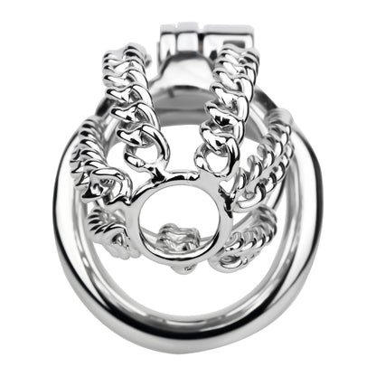 Locktober Chainmail Steel Chastity Lock - 10