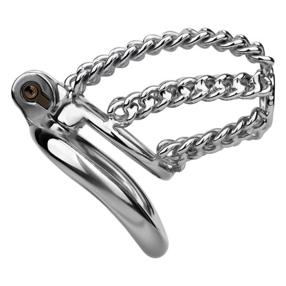 Locktober Chainmail Steel Chastity Lock - 9
