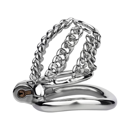 Locktober Chainmail Steel Chastity Lock - 2