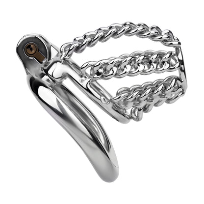 Locktober Chainmail Steel Chastity Lock - 8