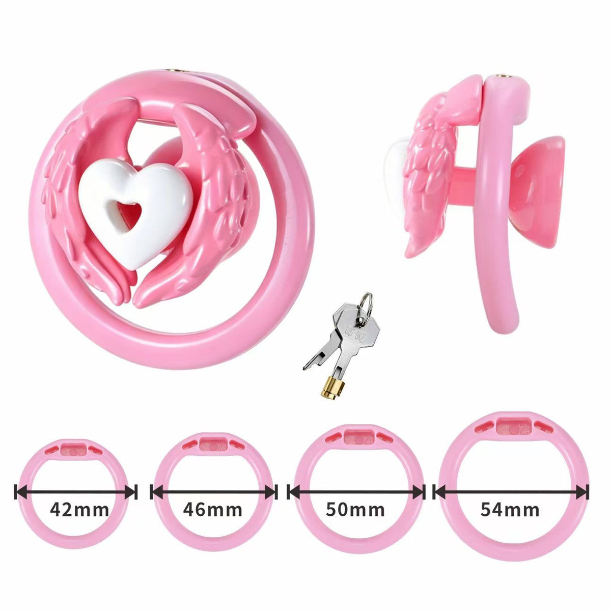 Love Wings Negative Chastity Cage
