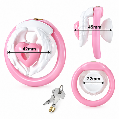 Love Wings Negative Chastity Cage