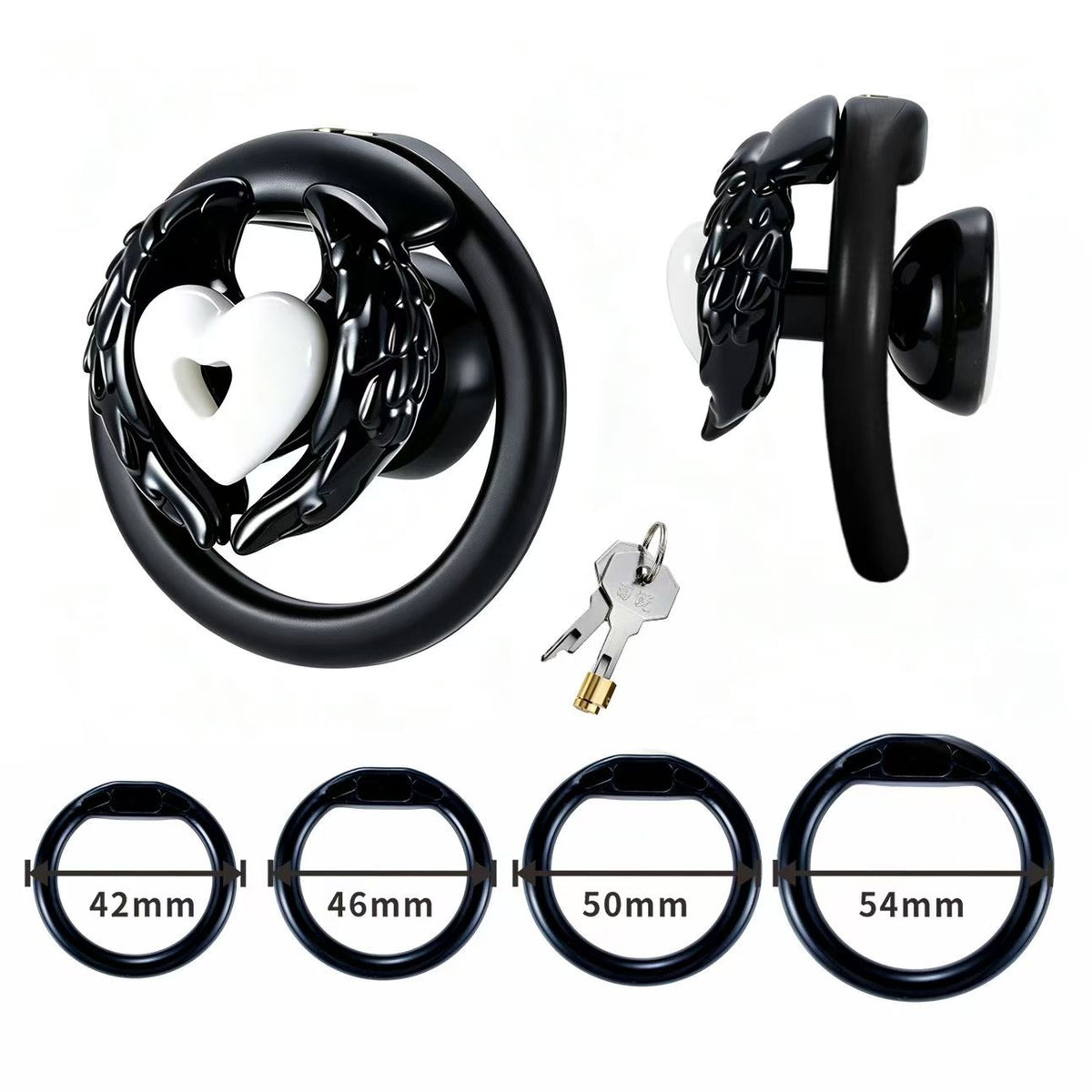Love Wings Negative Chastity Cage