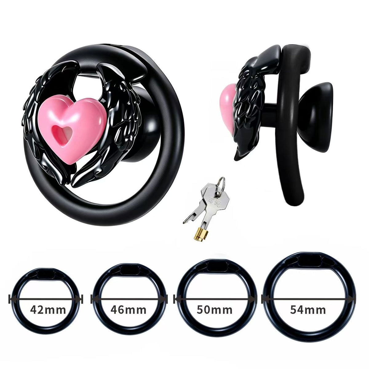 Love Wings Negative Chastity Cage