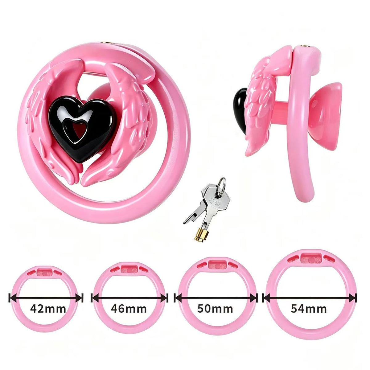 Love Wings Negative Chastity Cage