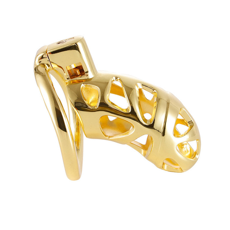 Luxury Chastity Cage Golden