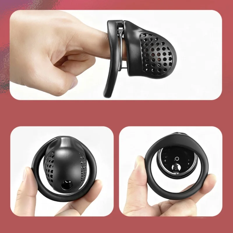 Male Chastity Lock Breathable SM - 4