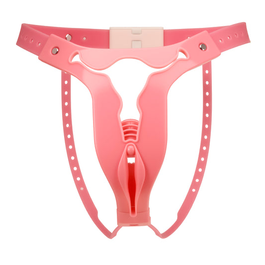 Male Pink Cross-Dressing Chastity Belt