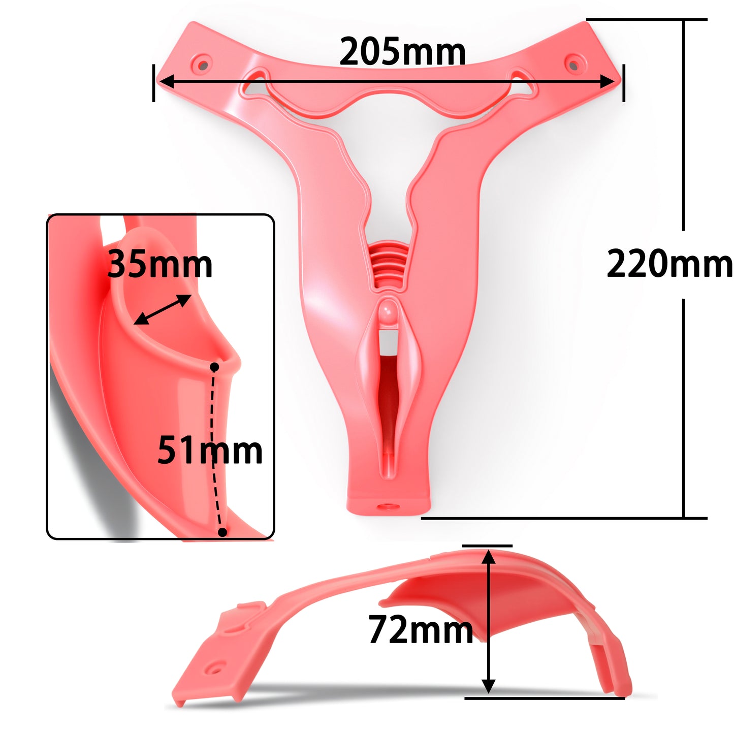 Male Pink Cross-Dressing Chastity Belt