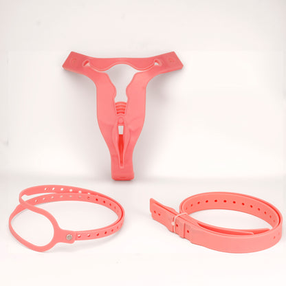 Male Pink Cross-Dressing Chastity Belt
