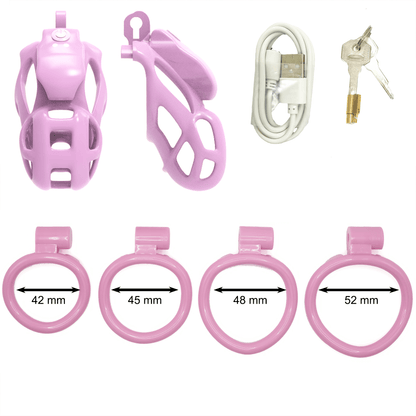 Mamba APP Control Vibration Chastity Cage
