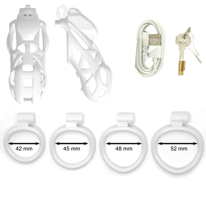 Mamba APP Control Vibration Chastity Cage