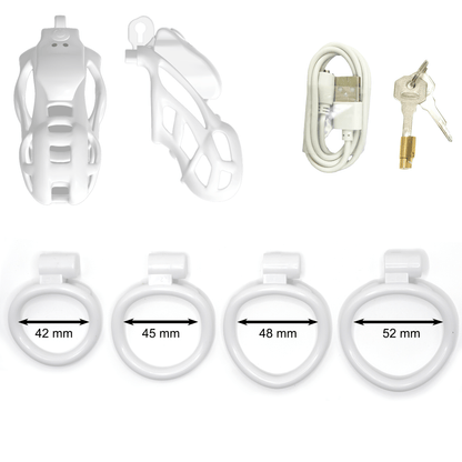 Mamba APP Control Vibration Chastity Cage