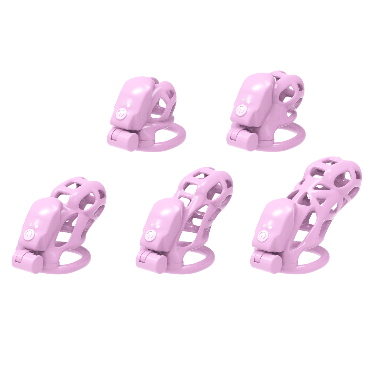 Mamba APP Control Vibration Chastity Cage