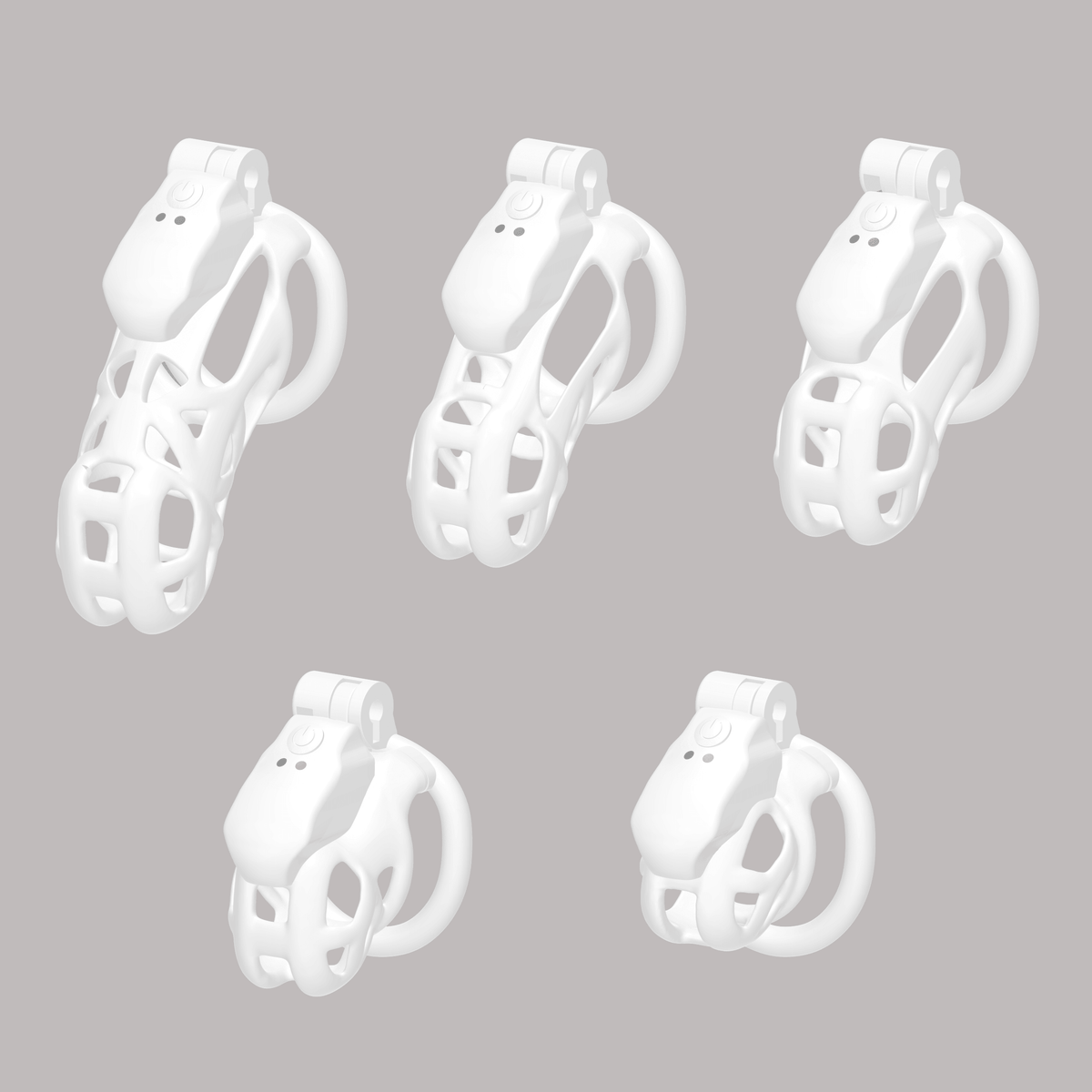 Mamba APP Control Vibration Chastity Cage
