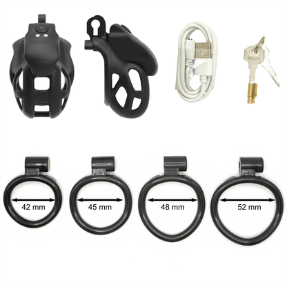 Mamba APP Control Vibration Chastity Cage