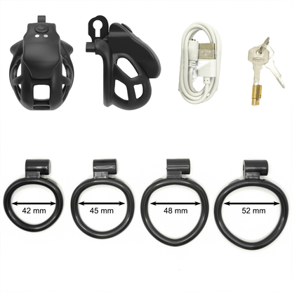 Mamba APP Control Vibration Chastity Cage