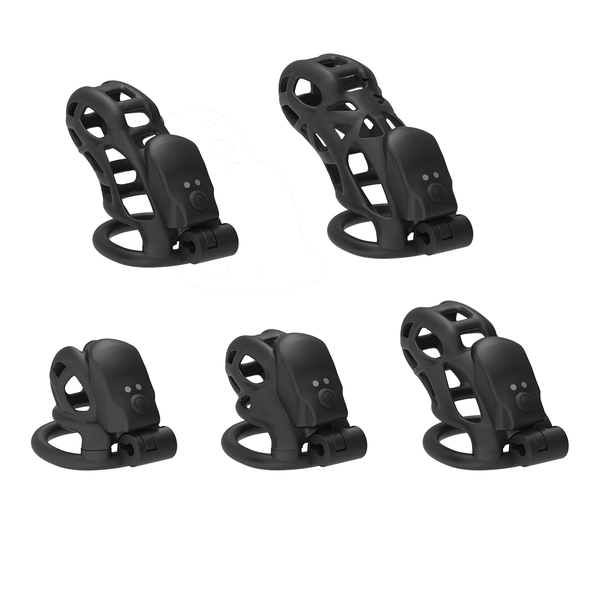 Mamba APP Control Vibration Chastity Cage