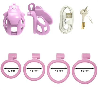 Mamba APP Control Vibration Chastity Cage